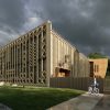 Ventspils Piejūras brīvdabas muzeja daudzfunkcionālās ēkas projekta prototips lietainā laikā