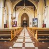 The ornate interior of the Roman Catholic Cathedral of the Immaculate Virgin Mary