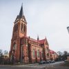 Roman Catholic Cathedral of the Immaculate Virgin Mary from the city view