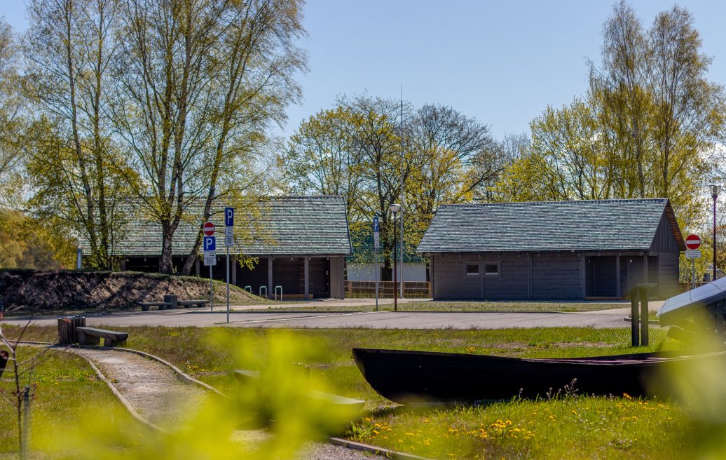 Carnikava Local History Centre in landscape