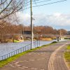 Carnikava village walking path that leads along Gauja