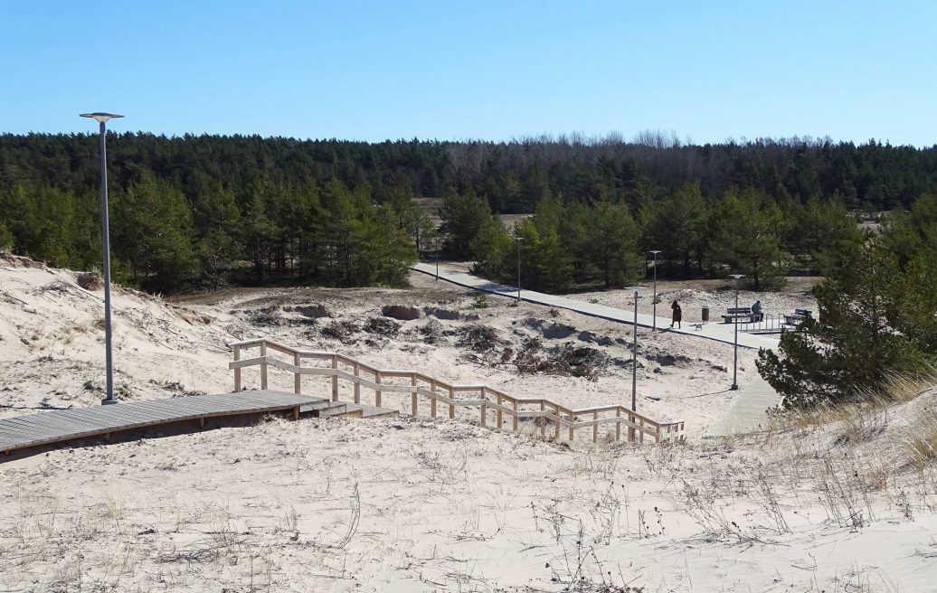 Landscape of The Grey Dune in the South-Western Area of Ventspils