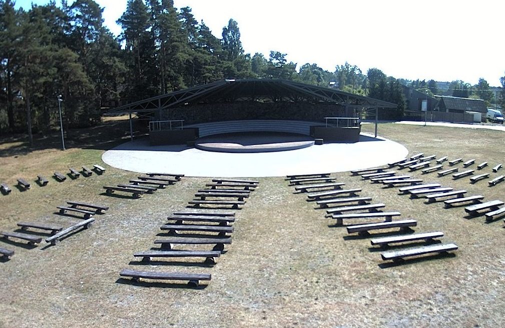 Jegerlejas stage in Mersrags before renovation