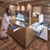 The Jelgava Old Town House Exhibition Room with an interactive system