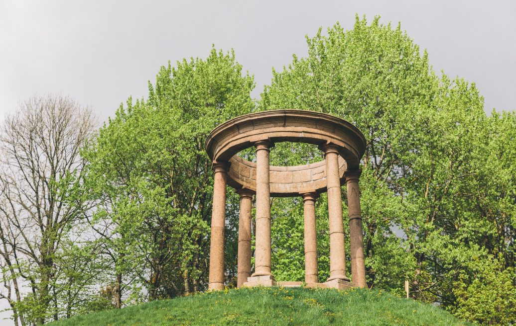 Pavilion - rotunda in close-up