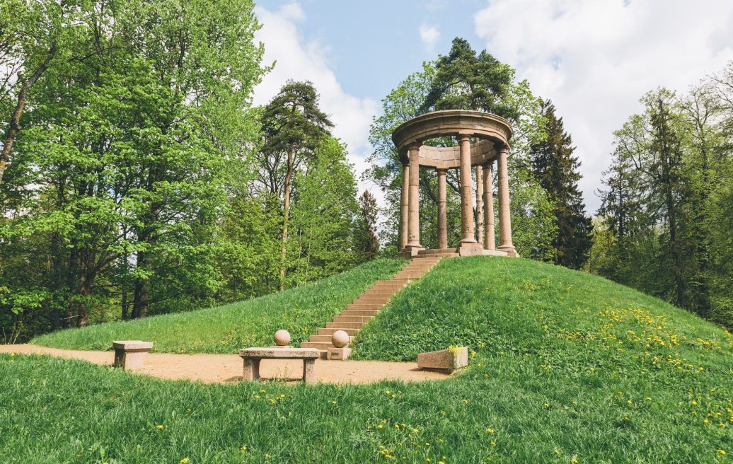 Pavilion - in the landscape of the rotunda