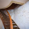 The stairs of the New Castle of Sigulda leading up