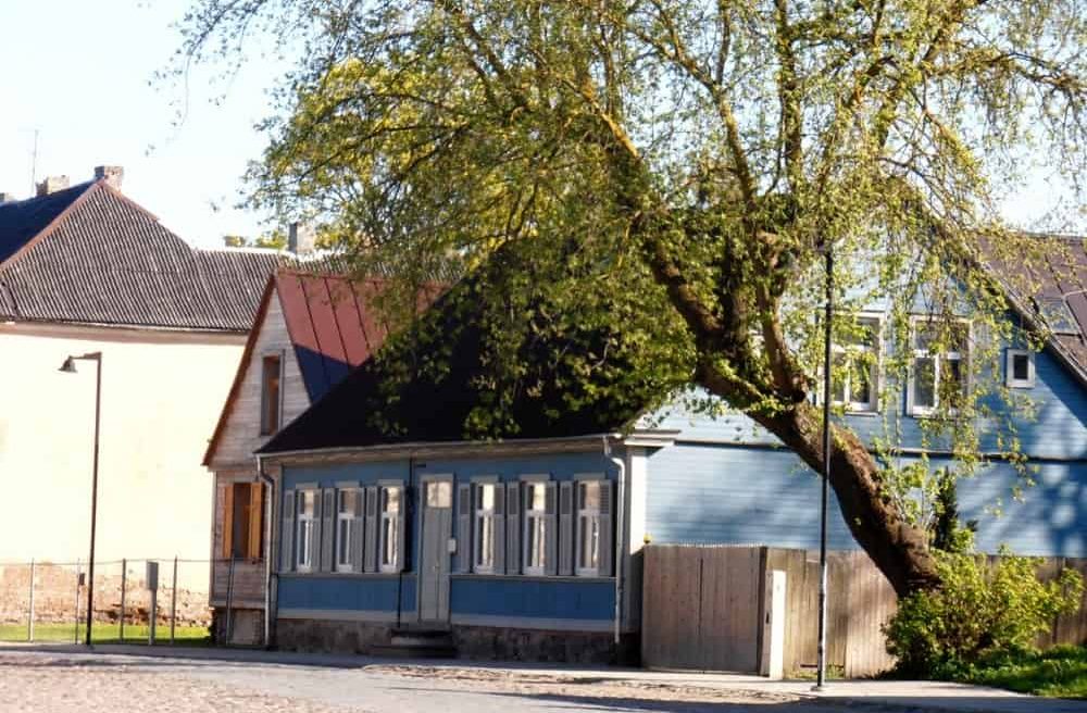 Jelgava Old Town Quarter on Vecpilseta Street