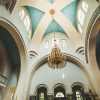 Golden chandelier of the Jelgava’s Orthodox Cathedral of St Simeon and St Anna