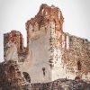 The preserved castle ruins of Dobele Castle