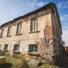 Firksu-Pedvāle manor building before restoration with partially collapsed wall