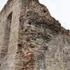 Close-up of Cesis medieval castle ruins