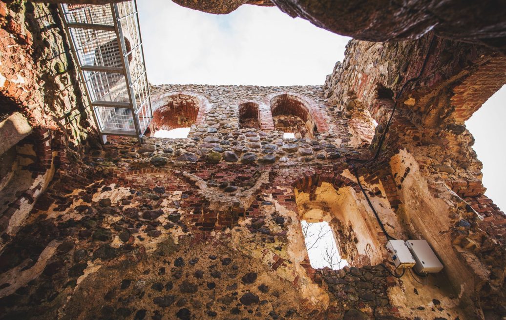 Dobele Castle Ruins from the inside