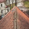 The roof of Smiltene Evangelical Lutheran Church before reconstruction