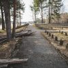 Stage steps of Salacgriva Fishermen's Park before reconstruction