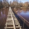 The Irbe Footbridge before the reconstruction of the bridge