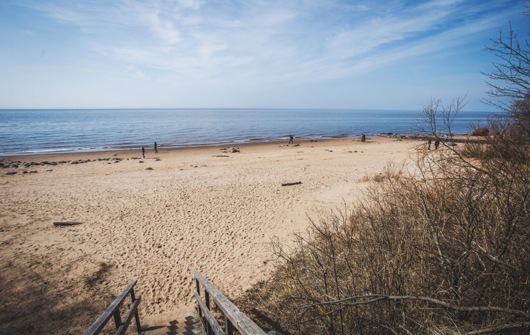 Skulte beach landscape