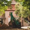 Construction works in The Šlokenbeka Manor Ensemble