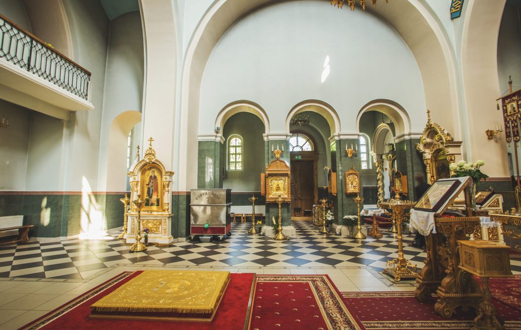 Inside of the Jelgavas Sv. Simeona un Sv. Annas Orthodox Cathedral