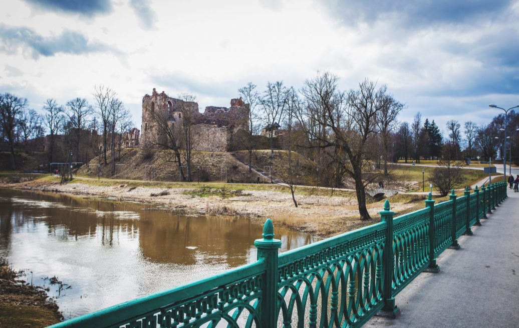 Dobeles Castle from a city view