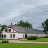 The Crafts House of the Krāslava Castle Complex in the landscape before restoration