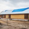 During the roof reconstruction of Alūksne Station Barn