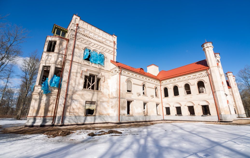 Renovation works of Preiļi manor complex