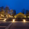 Melluži stage under night lighting