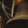 St. Valmiera Simon's Church bell close-up