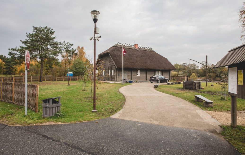 Carnikava Local History Centre in landscape