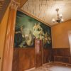 Sigulda New Castle artwork with 7 women in a renovated room