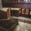 Dundaga Castle exit doors and stairs