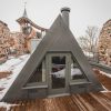 The extension on the roof of Dobeles Castle