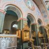 Jelgava’s Orthodox Cathedral of St Simeon and St Anna close-up of the ornate interior