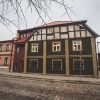 The green building of Jelgava's Old Town quarter