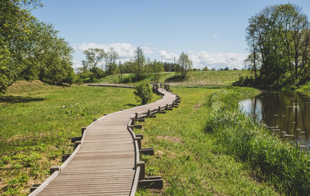 Grobiņa archaeological ensemble trail for visitors of the object