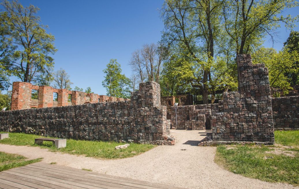 One of the attractions of the Grobiņa archaeological ensemble