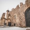 Dobeles Castle building close-up