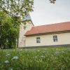 Side view of the Jūrkalne Roman Catholic Church