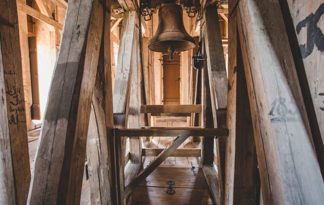 St. John’s Church in Cēsis Church bell and bell room