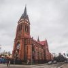 Roman Catholic Cathedral of the Immaculate Virgin Mary from the city view