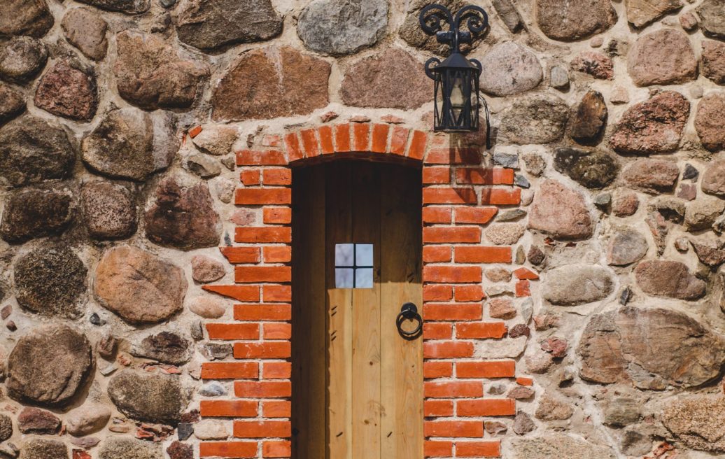 The very narrow door of the southern tower of Alūksne Castle