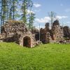 The ruins of the Northern Tower of Ērģeme Medieval Castle