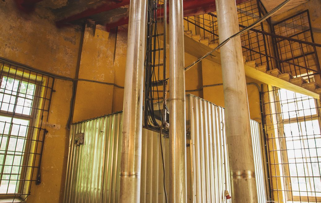 Ķemeru water tower before restoration works