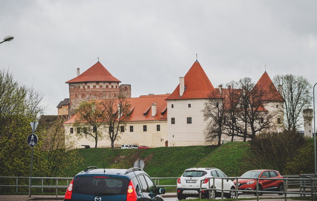 Bauskas castle view from the street