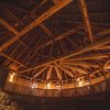 Bauskas Castle tower roof with roof fasteners