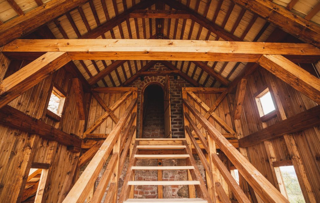 Inside Bauska Castle Tower