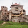 Bauskas castle view from the yard