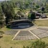 Bird's eye view of Jegerlejas stage in Mersrags