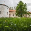 Alsunga Castle in the landscape